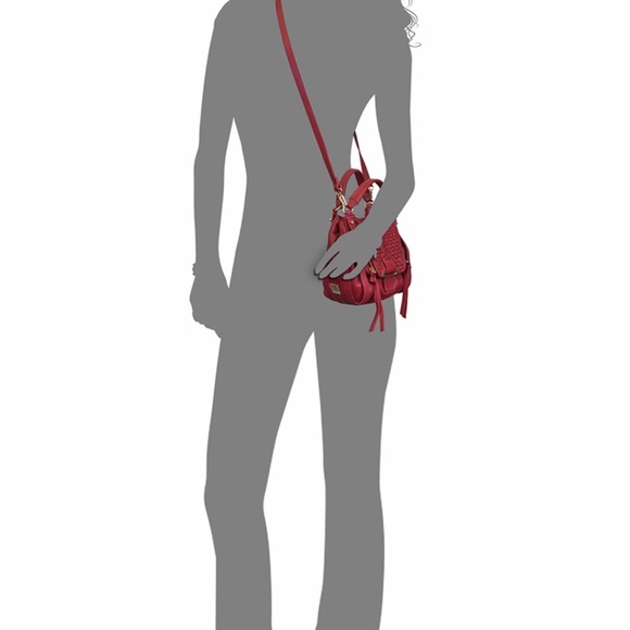 Kooba Mini Jonnie Leather Crossbody Bag in Chianti - Picture 7 of 7